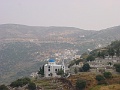Naxos Blick auf Koronos mit Kirche im Vordergrund